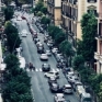 Napoli  via Tino di Camaino  traffico paralizzato